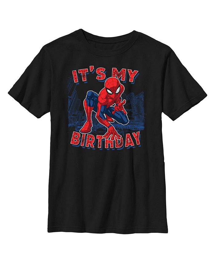 Boy's It's My Spider-Birthday Child T-Shirt Marvel Boy's It's My Spider-Birthday Child T-Shirt -Carter’s Shop