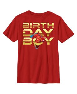 Marvel Boy's Birthday Boy Hulkbuster Child T-Shirt