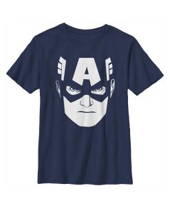 Marvel Boy's Cap Big Face Child T-Shirt