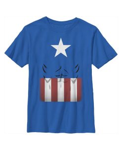 Marvel Boy's Captain America Body Child T-Shirt