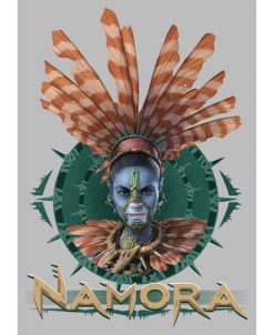 Marvel Girl's Black Panther: Wakanda Forever Namora Portrait Child T-Shirt -Carter’s Shop 23162023 fpx