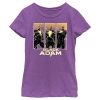 DC COMICS Girl's Black Adam Triple Hero Box Child T-Shirt
