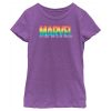 Marvel Girl's Rainbow Logo Child T-Shirt