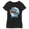 20th Century Fox Girl's Avatar: The Way Of Water Tulkun Ride Logo Child T-Shirt