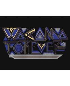 Marvel Girl's Black Panther: Wakanda Forever Yellow And Blue Pattern Logo Child T-Shirt 2 Marvel Girl's Black Panther: Wakanda Forever Yellow And Blue Pattern Logo Child T-Shirt -Carter’s Shop 23191576 fpx
