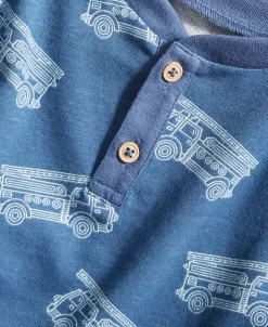 First Impressions Baby Boys Fire Truck Long Sleeve Henley Shirt, Created For Macy's -Carter’s Shop 23204696 fpx