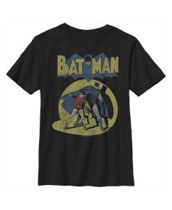 DC COMICS Boy's Batman Hero And Sidekick Spotted Child T-Shirt