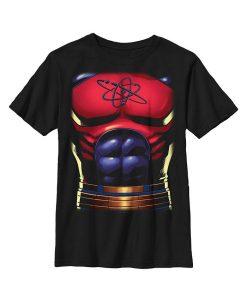 DC COMICS Boy's Black Adam Atom Body Child T-Shirt