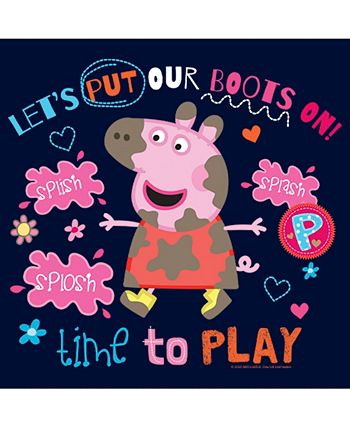 Boy's Peppa Pig Let's Put Our Boots On Time To Play Child T-Shirt Hasbro Boy's Peppa Pig Let's Put Our Boots On Time To Play Child T-Shirt -Carter’s Shop