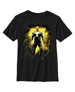 Carter’s Shop 55 DC COMICS Boy's Black Adam Electricity Antihero Child T-Shirt