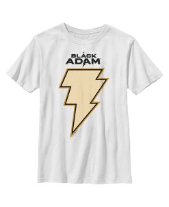 Carter’s Shop 19 DC COMICS Boy's Black Adam Yellow Lightning Bolt Child T-Shirt
