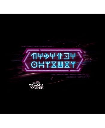 Boy's Black Panther: Wakanda Forever Neon Symbols Child T-Shirt Marvel Boy's Black Panther: Wakanda Forever Neon Symbols Child T-Shirt -Carter’s Shop