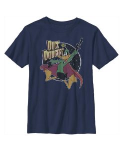 Warner Bros Y's Looney Tunes Duck Dodgers In Space Child T-Shirt