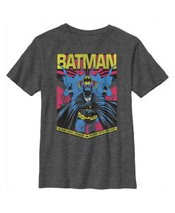 DC COMICS Boy's Batman Caped Crusader Child T-Shirt