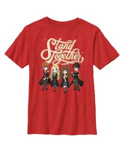 Warner Bros Y's Harry Potter Stand Together Anime Friends Child T-Shirt