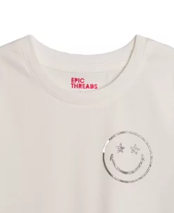 Epic Threads Oddler Girls Smiley Face Graphic T-shirt, Created For Macy's -Carter’s Shop 23261086 fpx