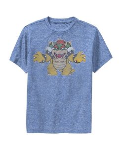 NINTENDO Boy's Koopa King Bowser Child Performance Tee