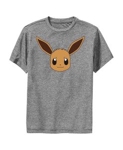 NINTENDO Boy's Pokemon Eevee Face Child Performance Tee