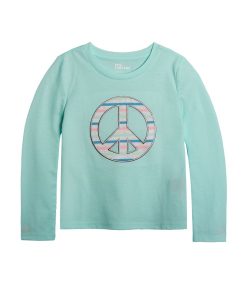 Epic Threads Little Girls Peace Graphic T-shirt, Created For Macy's