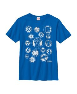 Marvel Boy's Avengers: Avengers: Infinity War Character Badges Child T-Shirt
