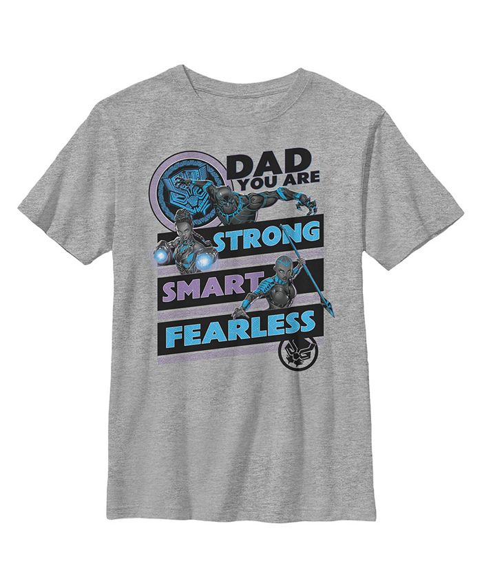Boy's Black Panther Dad You Are Strong Smart Fearless Child T-Shirt Marvel Boy's Black Panther Dad You Are Strong Smart Fearless Child T-Shirt -Carter’s Shop