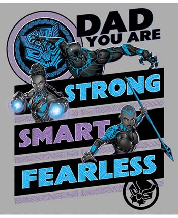 Boy's Black Panther Dad You Are Strong Smart Fearless Child T-Shirt Marvel Boy's Black Panther Dad You Are Strong Smart Fearless Child T-Shirt -Carter’s Shop