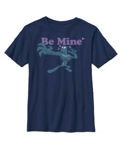 Marvel Boy's Black Panther Be Mine Child T-Shirt