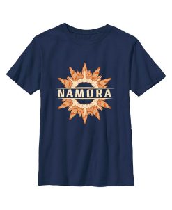 Marvel Boy's Black Panther: Wakanda Forever Namora Logo Child T-Shirt