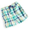 First Impressions Toddler Boys Froggy Plaid Woven Shorts, Created For Macy's
