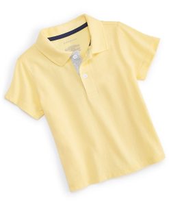 First Impressions Toddler Boys Solid Polo Shirt, Created For Macy's