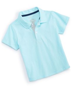 First Impressions Baby Boys Solid Polo Shirt, Created For Macy's