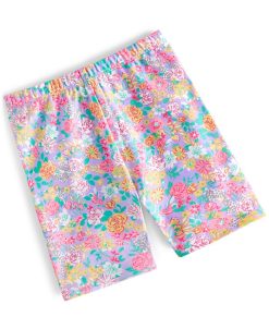 First Impressions Toddler Girls Lavender Fields Bike Shorts, Created For Macy's