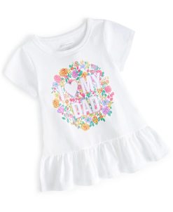 First Impressions Toddler Girls Dad Heart T Shirt, Created For Macy's