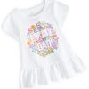 First Impressions Baby Girls Dad Heart T Shirt, Created For Macy's