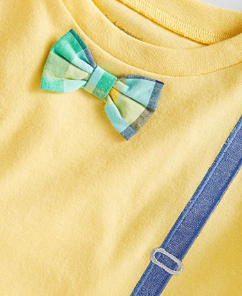 Toddler Boys Spring Faux Suspenders And Bow Tie T Shirt, Created For Macy's First Impressions Toddler Boys Spring Faux Suspenders And Bow Tie T Shirt, Created For Macy's -Carter’s Shop 23304933 fpx 1