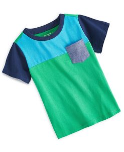 First Impressions Baby Boys Spring Color Block T Shirt, Created For Macy's
