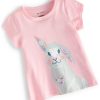 First Impressions Baby Girls Bunny Love T Shirt, Created For Macy's