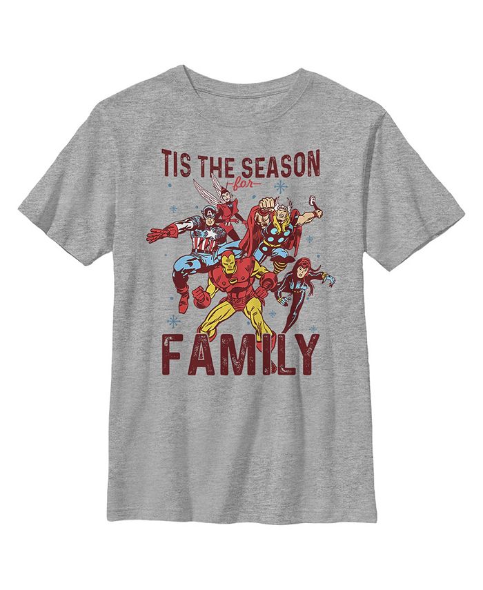 Boy's Christmas Season For Family Child T-Shirt Marvel Boy's Christmas Season For Family Child T-Shirt -Carter’s Shop
