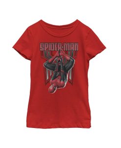 Marvel Girl's Spider-Man: Far From Home Hang Child T-Shirt