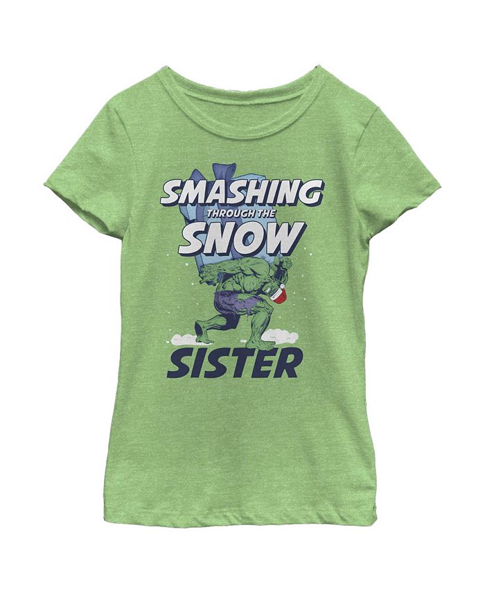 Girl's Christmas Hulk Sister Snow Child T-Shirt Marvel Girl's Christmas Hulk Sister Snow Child T-Shirt -Carter’s Shop