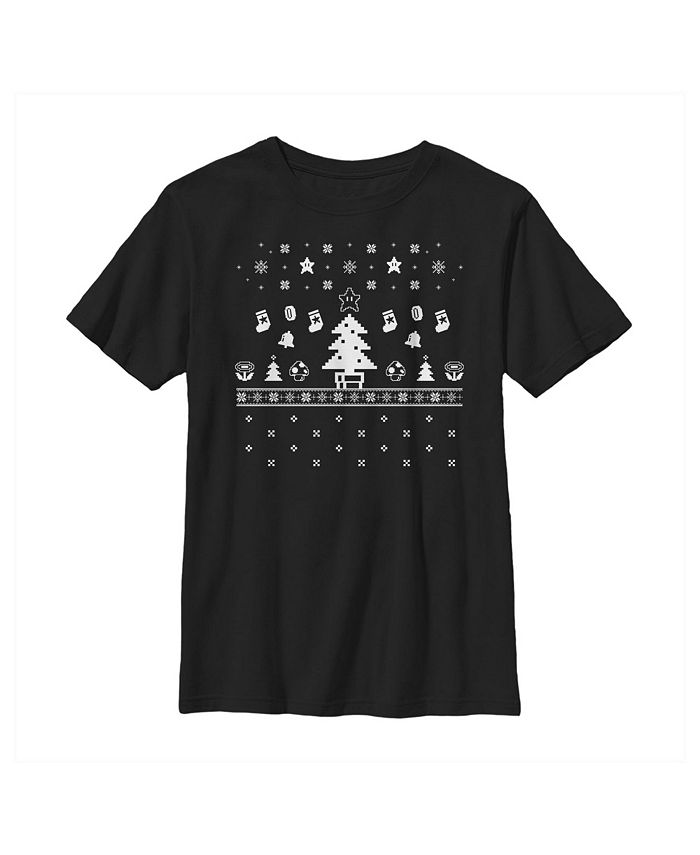 Boy's Ugly Christmas Tree Super Mario Child T-Shirt NINTENDO Boy's Ugly Christmas Tree Super Mario Child T-Shirt -Carter’s Shop