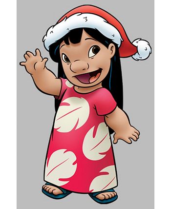 Girl's Lilo & Stitch Santa Hat Aloha Child T-Shirt Disney Girl's Lilo & Stitch Santa Hat Aloha Child T-Shirt -Carter’s Shop
