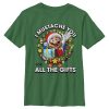 NINTENDO Boy's Christmas Super Mario Mustache Child T-Shirt