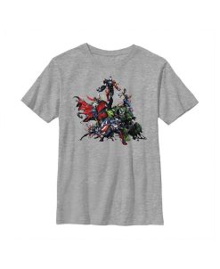 Marvel Boy's Venom The Symbiote Avengers Assembled Child T-Shirt