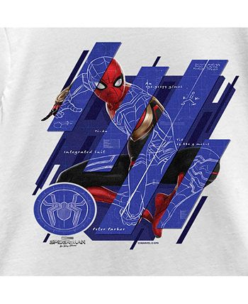 Girl's Spider-Man: No Way Home Suit Blueprint Panels Child T-Shirt Marvel Girl's Spider-Man: No Way Home Suit Blueprint Panels Child T-Shirt -Carter’s Shop