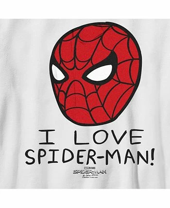 Marvel Boy's Spider-Man: No Way Home I Love Spider-Man Mask Child T-Shirt - Image 2