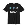 NASA Boy's Emoji Space Logo Equation Child T-Shirt