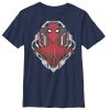 Marvel Boy's Spider-Man: Far From Home Tech Emblem Child T-Shirt