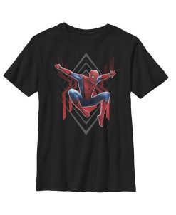 Marvel Boy's Spider-Man: Far From Home Diamond Child T-Shirt