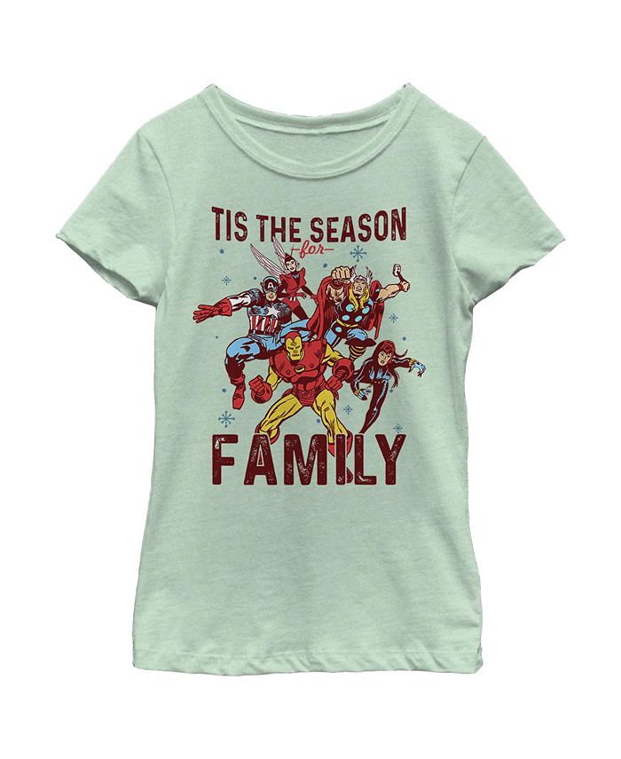 Girl's Christmas Season For Family Child T-Shirt Marvel Girl's Christmas Season For Family Child T-Shirt -Carter’s Shop